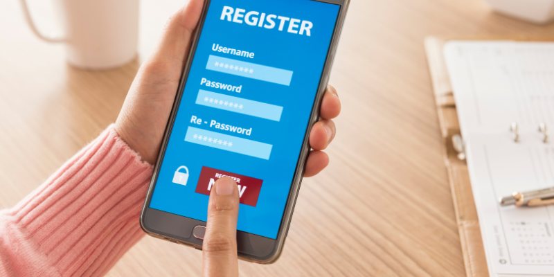 Thực hiện đăng ký QH88 qua giao diện web hệ thống