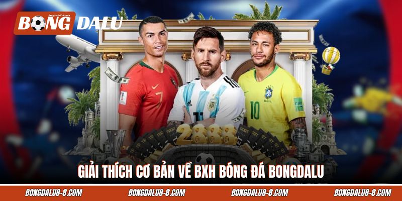 Giải thích cơ bản về BXH bóng đá Bongdalu Giải thích cơ bản về BXH bóng đá Bongdalu